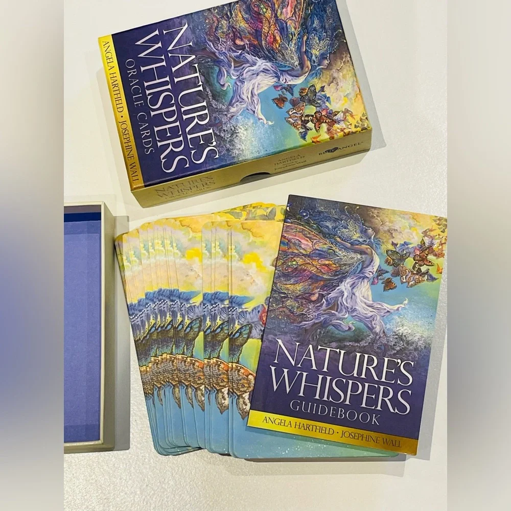 NATURE'S WHISPERS Oracle Cards by Angela Hartfield & Josephine Wall, 2021 boxed - Picture 3 of 3